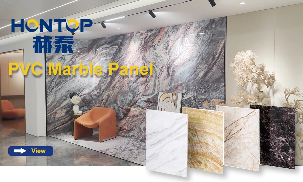 High Glossy Indoor Decorative PVC Wall Marble Sheet Panel Waterproof PVC Marble Wall Panel Fireproof UV Board PVC Wall Board Wall Panel