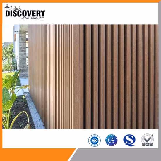 Горячая продажа завод WPC декоративное здание наружная стена облицовка цена забор WPC